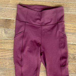 Lululemon Fast and Free High-Rise Crop 23" Size 2